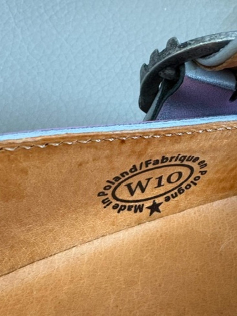 JOHN FLUEVOG Women's sz 10 leather 7th Heaven Angel Brogues Mary Janes - Picture 2 of 16